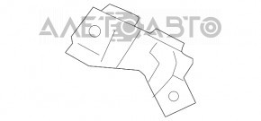 Крепление переднего бампера левое Lexus ES250 ES300h ES350 19-26