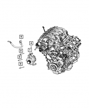 Генератор Jeep Grand Cherokee WK2 16-20 3.6 180 amp