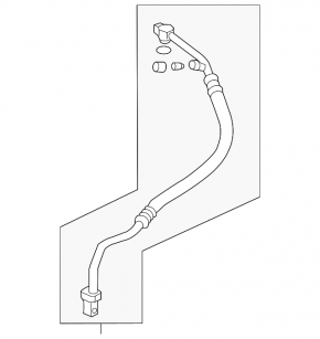 Bobina de condensare a compresorului de aer condiționat Subaru Legacy 17-19