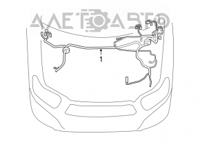 Проводка подкапотная с блоком предохранителей Toyota Highlander 08-10 3.5