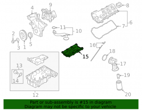 Усиление постели коленвала Ford Explorer 11-19 3.5 T35PDED тип 1