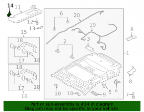 Крючок крепления водительского козырька Mazda CX-90 24-26 черный