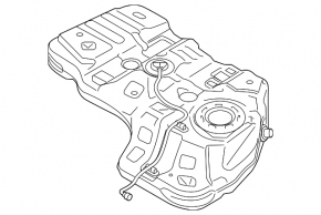 Топливный бак Kia Sorento 21-26 HEV