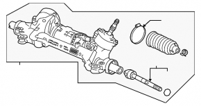 Рейка рулевая Honda Accord 18-20 2.0T