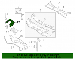 Capac admisie aer pentru Audi A5 F5 18-25