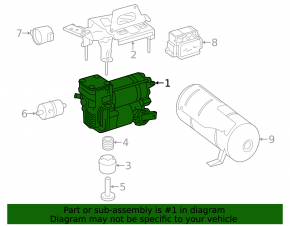 Compresor suspensie pneumatică Mercedes GLS-clasa X166 13-19