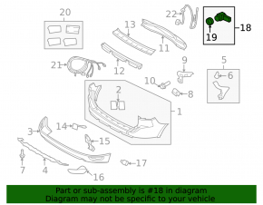 Senzor de parcare bara spate Volvo XC60 10-16