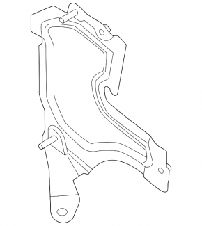 Кронштейн блока ECU компьютер двигателя Polestar 2 21-25
