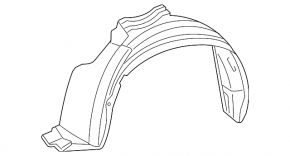 Căptușeală aripă față stânga pentru Toyota Rav4 2006-2012