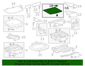 Raft portbagaj Lexus UX250h 19-19