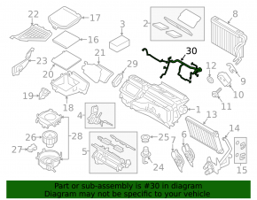 Cablare pentru încălzire BMW X3 F25 11-17