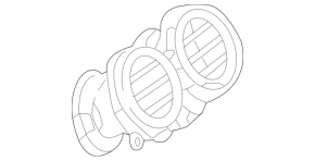 Deflector canal aer panou frontal central dreapta Mercedes W213 E 17-23