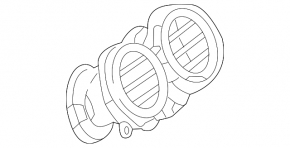 Deflector canal aer panou frontal central dreapta Mercedes W213 E 17-23