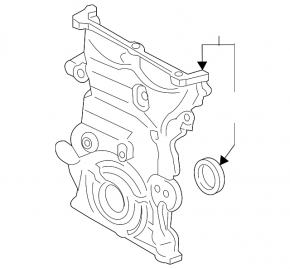 Передняя крышка двигателя Chevrolet Volt 16- 1.5