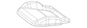 Scaun șofer Mercedes GLA 14-20 piele neagră