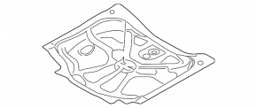 Корыто багажника Volvo XC60 19-26 T5, T6, B5, B6 на кузове