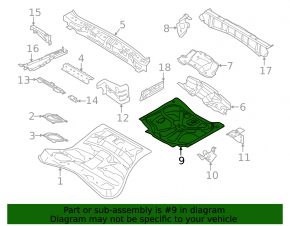 Корыто багажника Volvo XC60 19-26 T5, T6, B5, B6