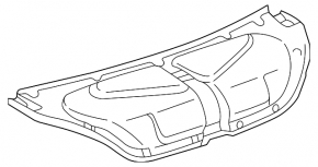 Обшивка багажника верхняя Toyota Solara 04-08