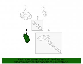 Tire Pressure Control Module Toyota Camry v40