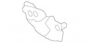 Замок капота Ford Escape MK3 13-19 без датчика