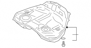 Топливный бак Subaru b9 Tribeca