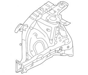 Четверть передняя правая Hyundai Tucson 22-24 2.5 USA