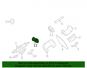 Воздуховод правый Infiniti JX35 QX60 13-20