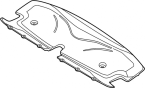 Воздухоприемник Infiniti M37 Q70 11-19