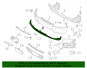 Bara Față BMW X6 E71 08-14 fără senzori de parcare