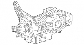 Задний дифференциал редуктор Mercedes X247 GLB 20-26