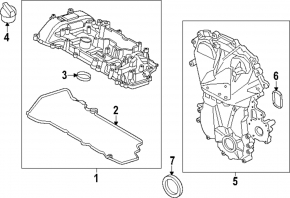 Крышка клапанная Ford Escape MK4 23-26 1.5T