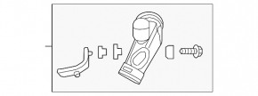 Воздуховод на фильтр Honda CRV 12-14 2.4 с резинкой