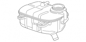 Vas de expansiune pentru răcirea Chevrolet Trax 17-21 LUV, 1.4T