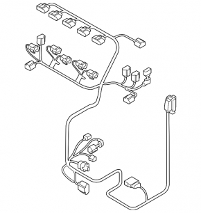 Проводка моторная VW Passat b7 12-14 USA 2.5