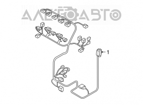 Проводка моторная VW Passat b7 12-14 USA 2.5