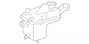 Vas de expansiune răcire Lexus Hs250h 10-12