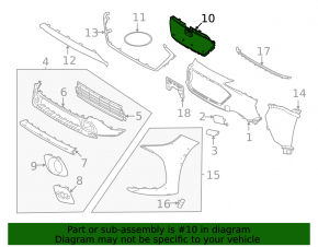 Решетка радиатора grill Subaru Solterra 23-26