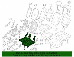 Covoraș banchetă spate stânga, rândul 2, Mini Cooper Countryman R60 10-16, fără cadru