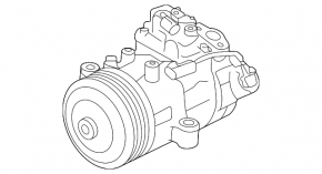 Компрессор кондиционера Subaru Outback 20-23 2.5