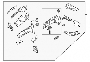 Четверть передняя правая Ford C-max MK2 13-18
