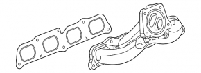 Коллектор выпускной Chevrolet Camaro 16-18 2.0Т