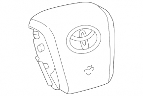 Подушка безопасности airbag в руль водительская Toyota Prius 50 16-22