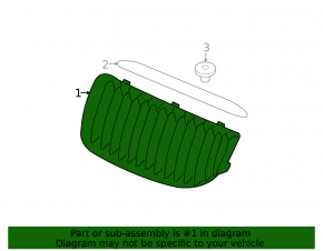 Решетка радиатора grill ноздря левая BMW 3 E90 E92 07-09 дорест