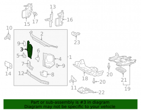 Ocular dreapta pentru Lexus GX460 10-23