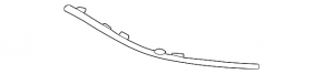 Bandă bară față stânga jos Mercedes Clasa C W206 300 22-25 AMG pachet, cromată