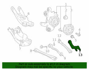 Braț de control transversal superior spate stânga Mercedes AMG GT-class X290 19-25