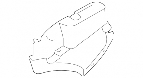 Protecție spate stânga BMW 3 F30 12-18 nou original