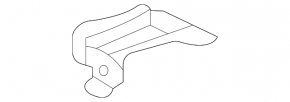 Suport inferior pentru grila radiatorului Pescuit Lexus CT200h 11-17