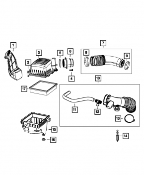 Debitmetru aer Jeep Grand Cherokee WK2 14-19 3.0d