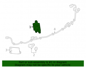 Park Assist Module Chevrolet Volt 16-
